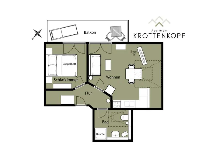 아파트 Bergquartier - Krottenkopf