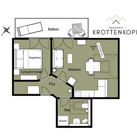 Apartmán Bergquartier - Krottenkopf